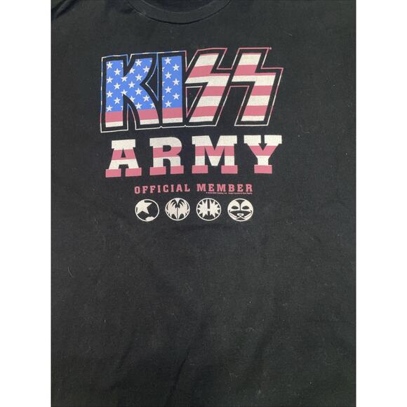 Kizz Army Official Member T Shirt Size XXL Color Black Shorts Sleeves - Picture 3 of 7